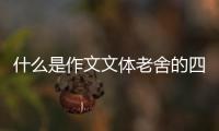 什么是作文文體老舍的四大文學體裁