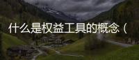 什么是權益工具的概念（什么是權益工具）