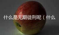 什么是無期徒刑呢（什么是無期徒刑）