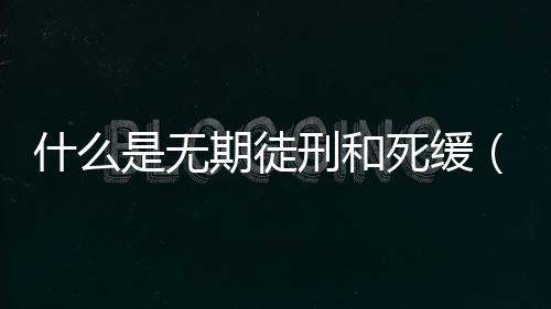 什么是無期徒刑和死緩（什么是無期徒刑）