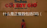 什么是正整數包括0嗎（整數包括0嗎）
