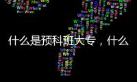 什么是預(yù)科班大專，什么是預(yù)科班?