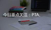 今日重點關注：PTA、玻璃、螺紋、鐵礦