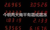 今明兩天南平有霜或霜凍 市民驚呼：“入冬終于成功了”