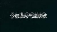 今晨漠河氣溫跌破