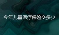 今年兒童醫(yī)療保險(xiǎn)交多少錢