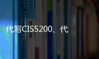 代寫CIS5200、代做Java/Python程序語言