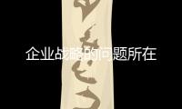 企業戰略的問題所在