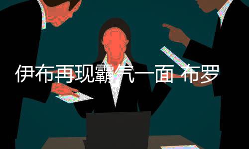 伊布再現霸氣一面 布羅基永遠搶不走我的球