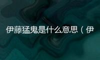 伊藤猛鬼是什么意思（伊藤猛鬼）