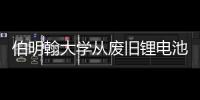 伯明翰大學從廢舊鋰電池中回收鋁和銅集流器