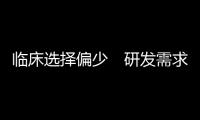 臨床選擇偏少　研發需求迫切
