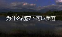 為什么胡蘿卜可以美容