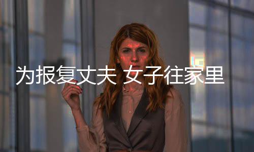 為報復丈夫 女子往家里放了一把火