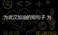 為武漢加油的短句子 為武漢加油的短句子有什么