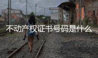 不動產權證書號碼是什么（不動產權證書號碼）
