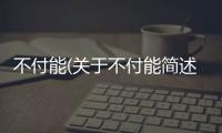 不付能(關(guān)于不付能簡述)