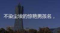 不染塵埃的驚艷男孩名，歲月靜好，淺笑安然