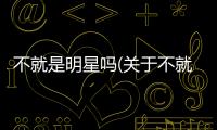 不就是明星嗎(關于不就是明星嗎簡述)