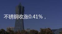 不銹鋼收漲0.41%，滬鎳收跌1.58%