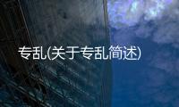 專亂(關(guān)于專亂簡述)