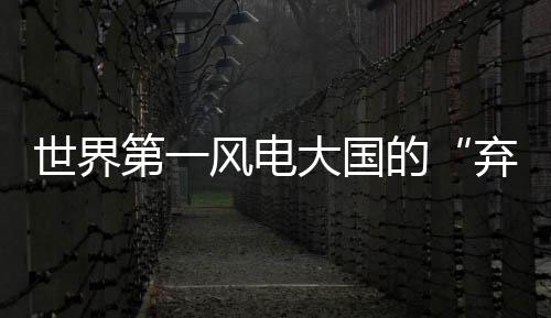 世界第一風電大國的“棄風”憂思