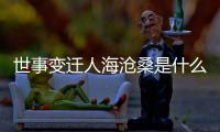 世事變遷人海滄桑是什么意思（世事滄桑什么意思）