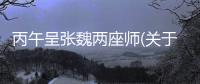 丙午呈張魏兩座師(關于丙午呈張魏兩座師簡述)