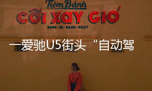 一愛馳U5街頭“自動(dòng)駕駛” 男子手持電話一邊接聽一邊小跑追車