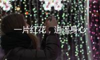 一片紅花，逍遙身心