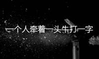 一個人牽著一頭牛打一字（一頭牛打一字）