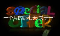 一個月的那七天(關于一個月的那七天簡述)