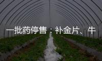 一批藥停售：補金片、牛黃解毒片...