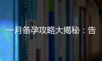 一月備孕攻略大揭秘：告別不孕不育，輕松懷孕！