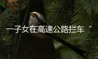 一子女在高速公路攔車“借錢”