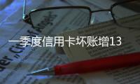 一季度信用卡壞賬增133%