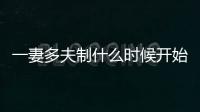 一妻多夫制什么時候開始（一妻多夫制什么時候執行）