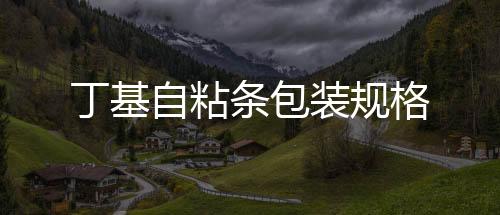 丁基自粘條包裝規格