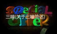 三瞳(關于三瞳簡述)