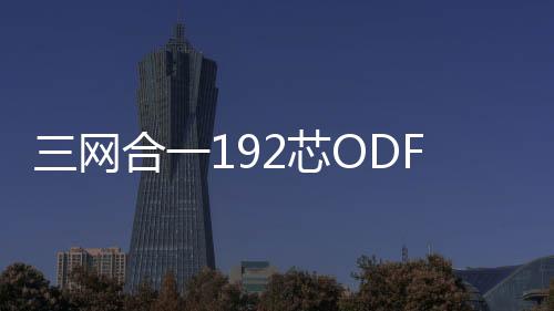 三網合一192芯ODF配線柜品類齊全