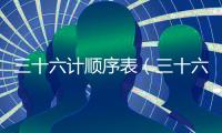 三十六計順序表（三十六計按順序）