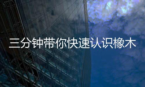 三分鐘帶你快速認(rèn)識橡木桶