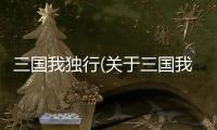 三國我獨行(關(guān)于三國我獨行簡述)