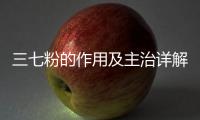 三七粉的作用及主治詳解