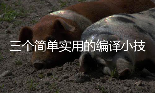 三個簡單實用的編譯小技巧