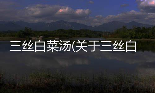 三絲白菜湯(關于三絲白菜湯簡述)