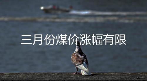 三月份煤價漲幅有限
