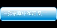 三孩家庭補20萬 又一地官宣購房新政 多孩家庭享補貼