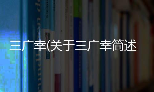 三廣幸(關(guān)于三廣幸簡(jiǎn)述)