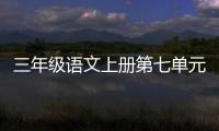 三年級語文上冊第七單元測試卷（人教版三年級語文上冊第七單元知識點）